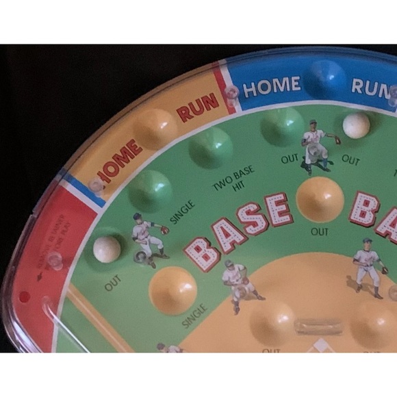 VTG Schylling Play Ball Baseball Pinball Table Top Handheld Game Toy Chicago - Picture 2 of 12